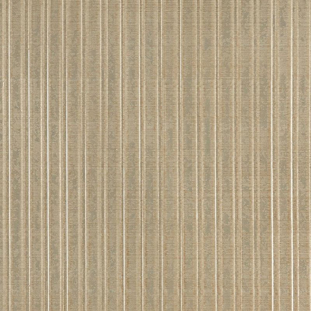 Schumacher Galvanized Rib Burnished Gold Wallpaper