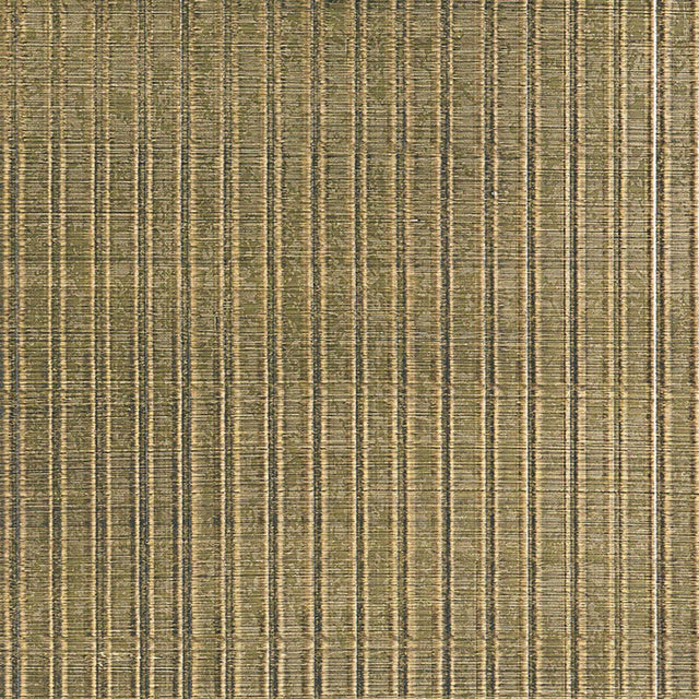 Schumacher Galvanized Rib Burnished Gold Wallpaper