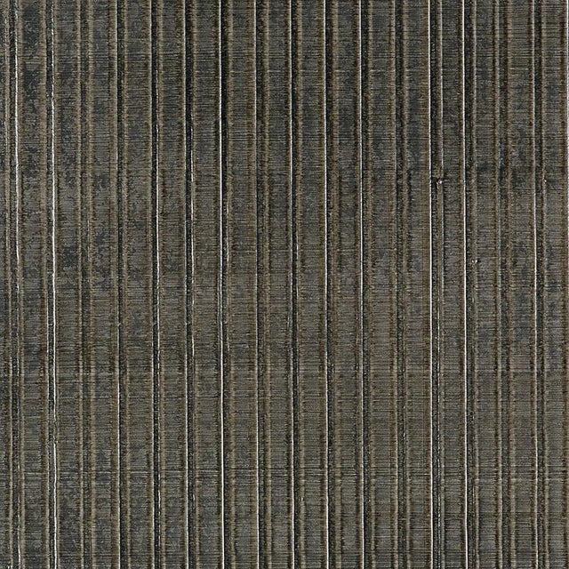 Schumacher Galvanized Rib Gunmetal Wallpaper