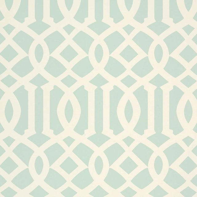 Schumacher Imperial Trellis Ii Mineral Wallpaper