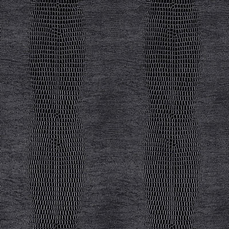 Schumacher Komodo Black Orchid Wallpaper