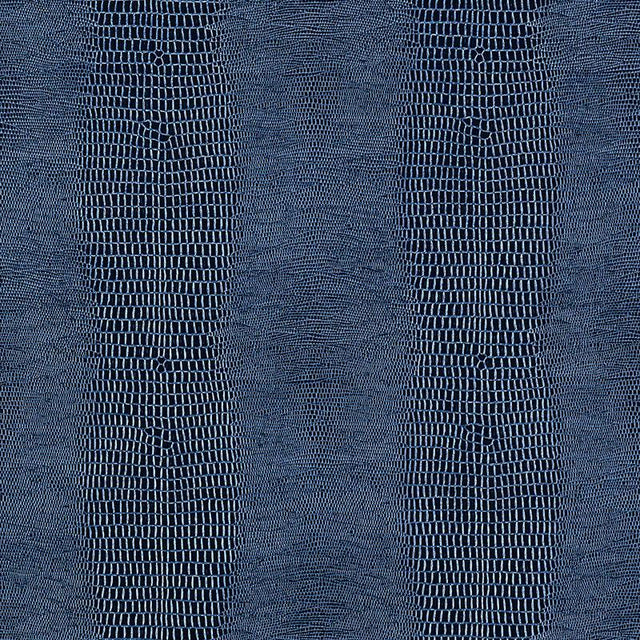 Schumacher Komodo Prussian Wallpaper