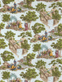 Scalamandre Mandarin Toile Sky Fabric