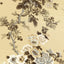 Schumacher Pyne Hollyhock Tobacco Wallpaper
