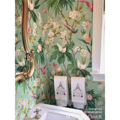 Schumacher Seychelles Sea Wallpaper