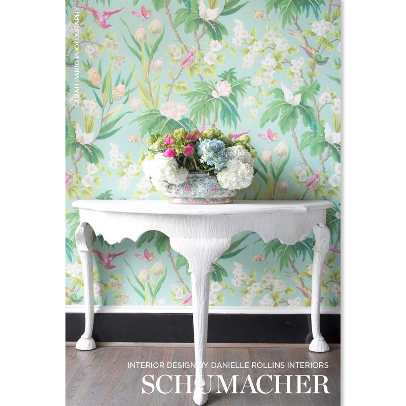 Schumacher Seychelles Sea Wallpaper