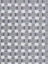 Grey Watkins Grillwork Blue Fabric