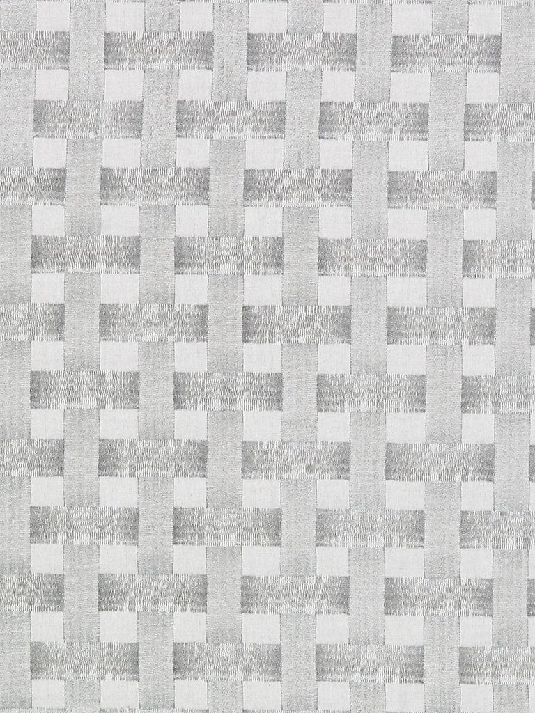 Grey Watkins GRILLWORK SILVER Fabric