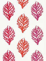 Scalamandre Coral Reef Embroidery Passion Fruit Fabric