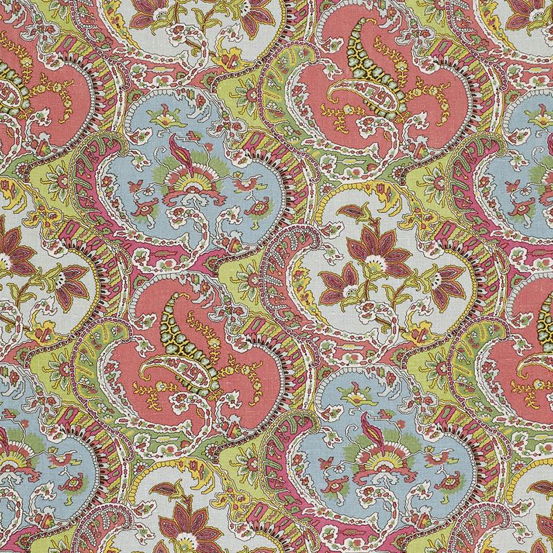 Schumacher Pickfair Paisley Multi Fabric