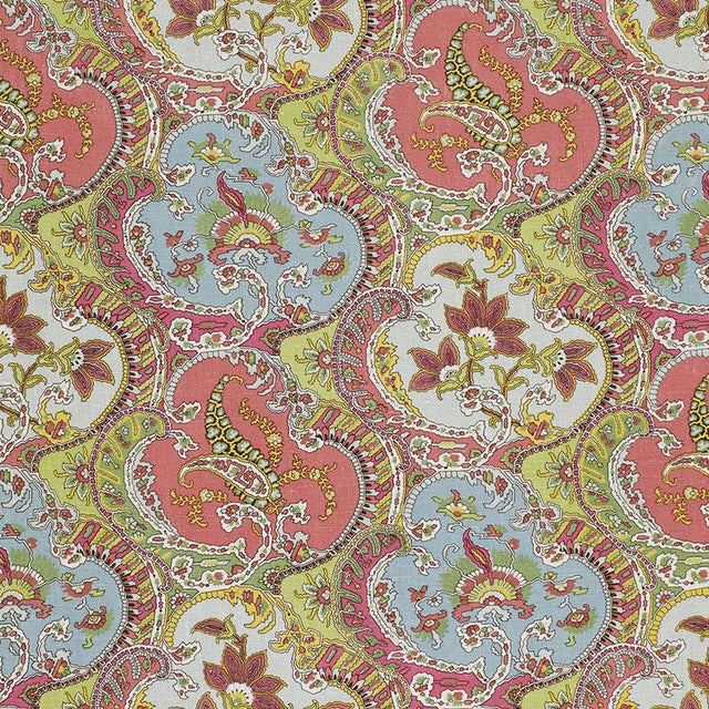 Schumacher Pickfair Paisley Multi Fabric
