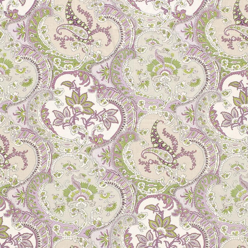 Schumacher Pickfair Paisley Lilac Fabric