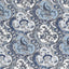 Schumacher Pickfair Paisley Pacific Fabric