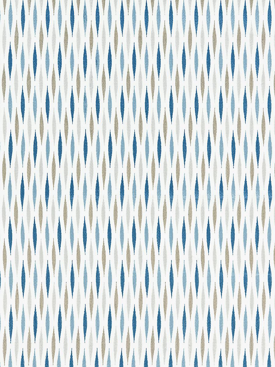 Scalamandre Cascade Embroidery Bluestone Fabric