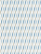 Scalamandre Cascade Embroidery Bluestone Fabric