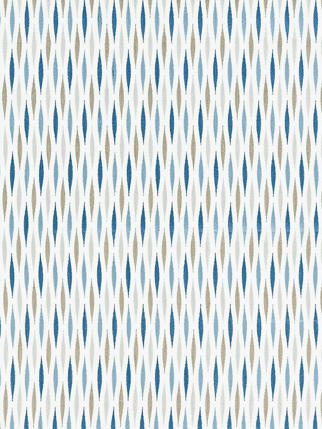 Scalamandre Cascade Embroidery Bluestone Fabric