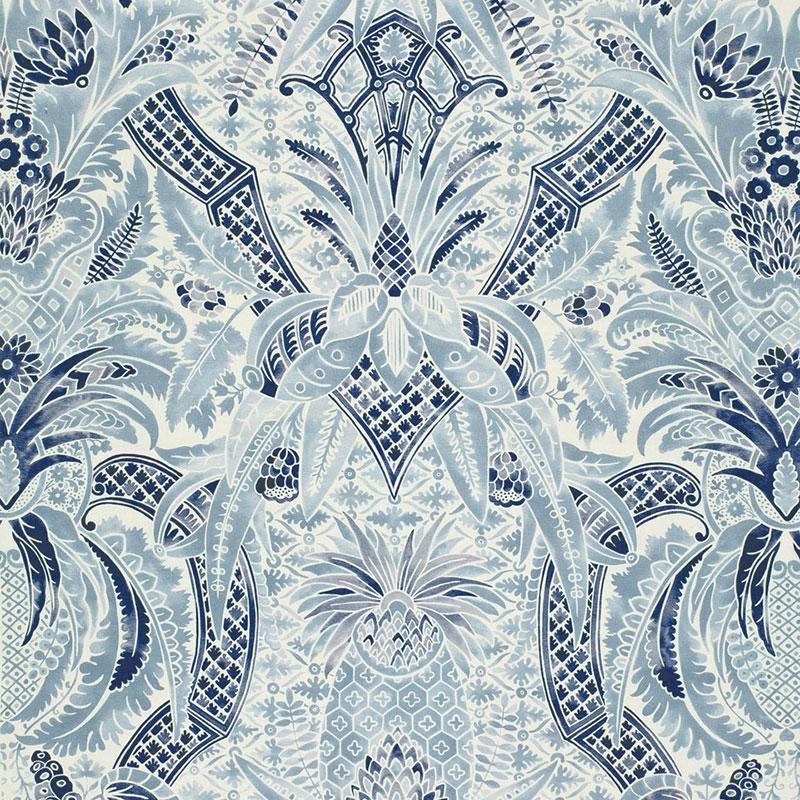 Schumacher Cap Ferrat Pacific Fabric
