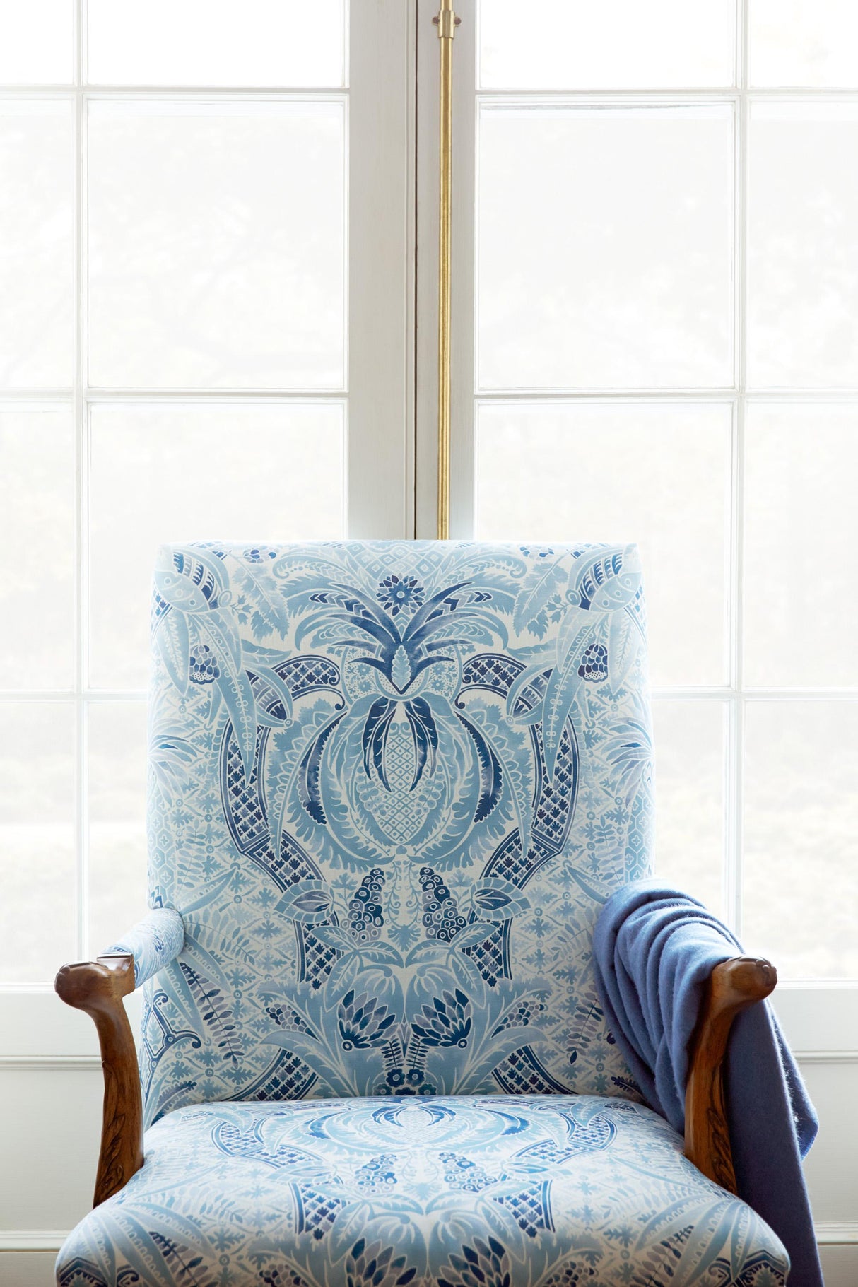 Schumacher Cap Ferrat Pacific Fabric