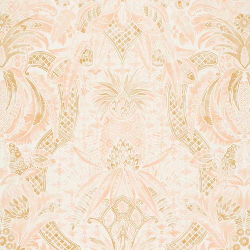 Schumacher Cap Ferrat Blush Fabric