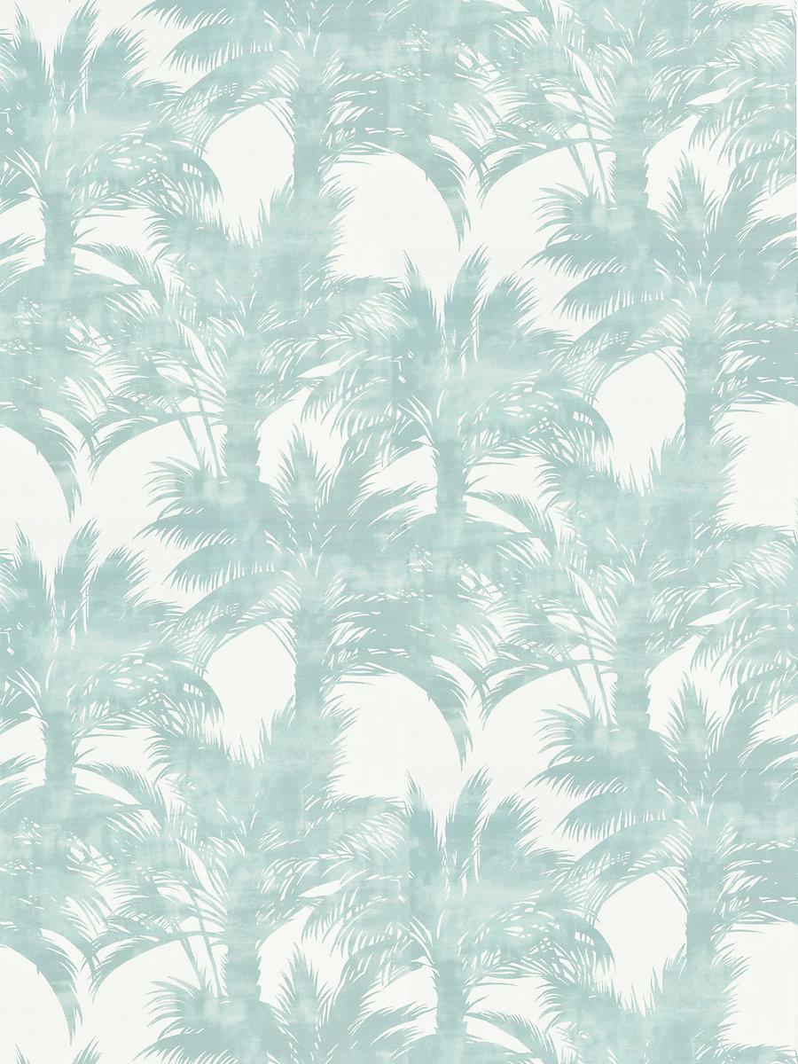 Scalamandre Palm Print Surf Fabric