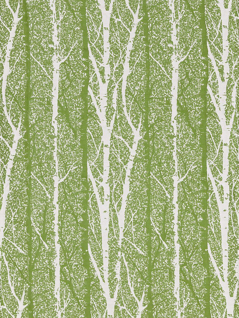 Grey Watkins BIRCH WEAVE SPRING GREEN Fabric