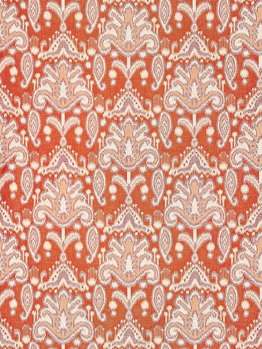Scalamandre Kandira Ikat Papaya Fabric