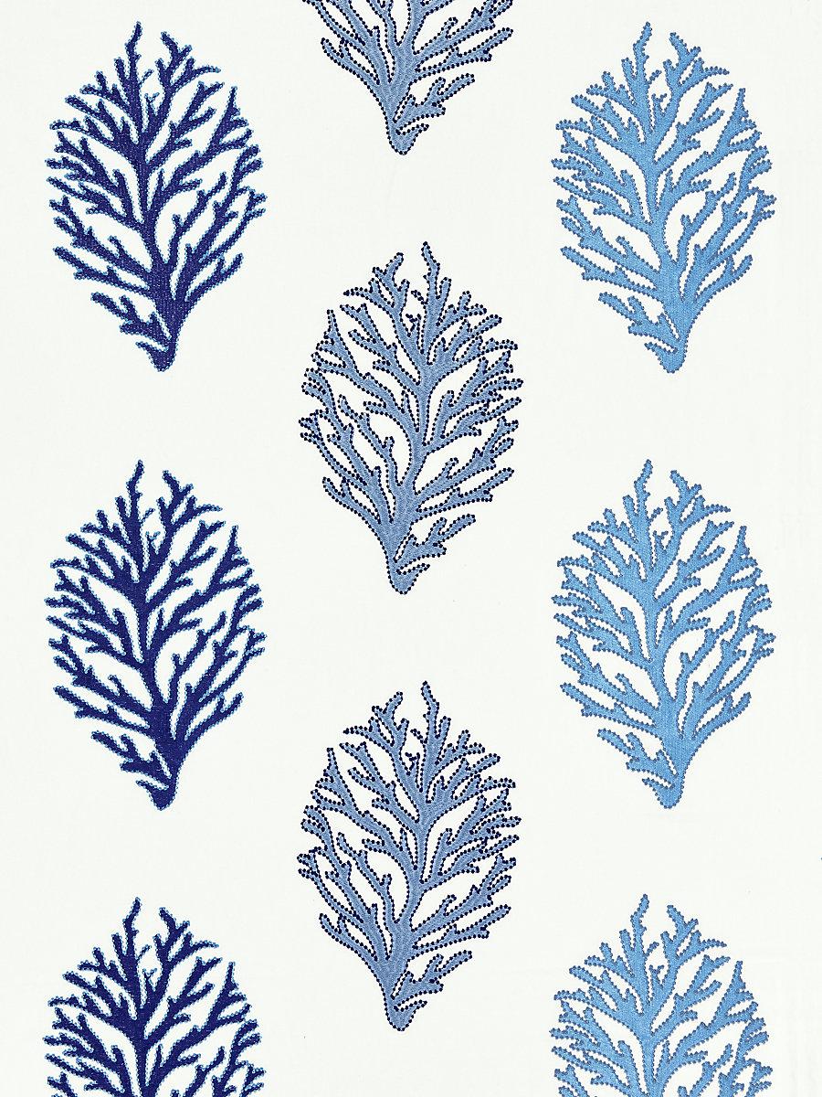 Scalamandre Coral Reef Embroidery Marine Fabric