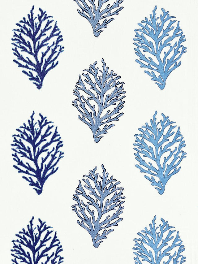 Scalamandre Coral Reef Embroidery Marine Fabric