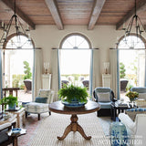 Schumacher Mandeville Embroidery Pacific Fabric