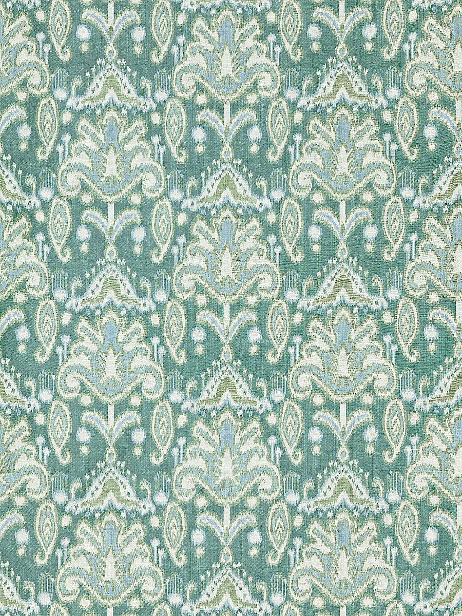 Scalamandre Kandira Ikat Turquoise Fabric