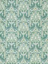 Grey Watkins Kandira Ikat Turquoise Fabric