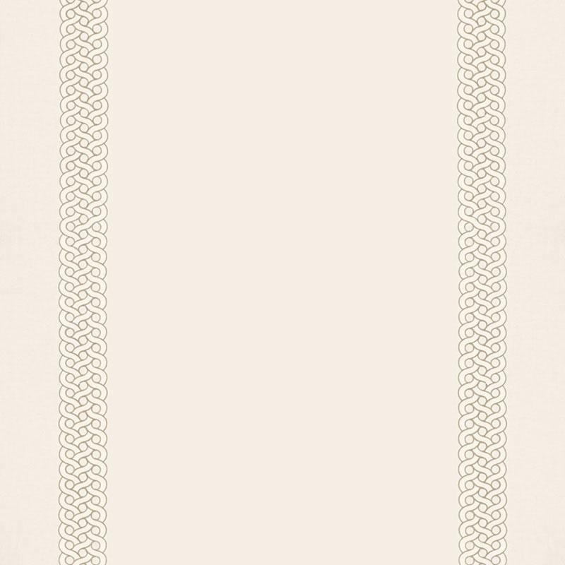 Schumacher Mandeville Embroidery Dune Fabric