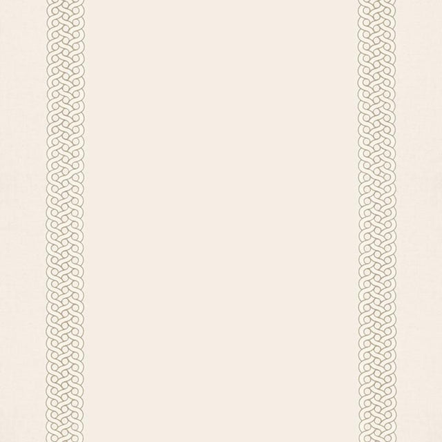 Schumacher Mandeville Embroidery Dune Fabric