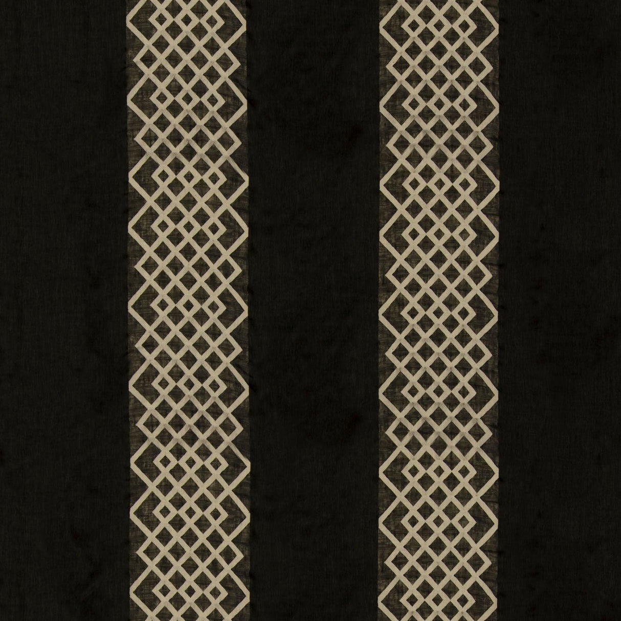 Threads DIAMOND SHEER EBONY Drapery Fabric