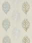 Scalamandre Coral Reef Embroidery Sand Fabric