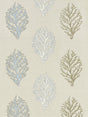 Scalamandre Coral Reef Embroidery Sand Fabric