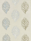 Grey Watkins Coral Reef Embroidery Sand Fabric