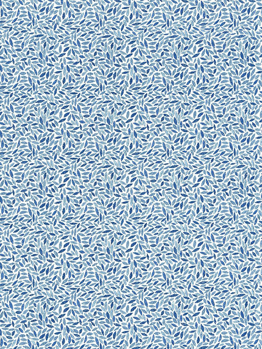 Scalamandre Meadow Embroidery Marine Fabric