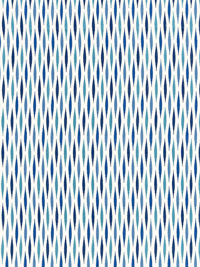 Scalamandre Cascade Embroidery Marine Fabric