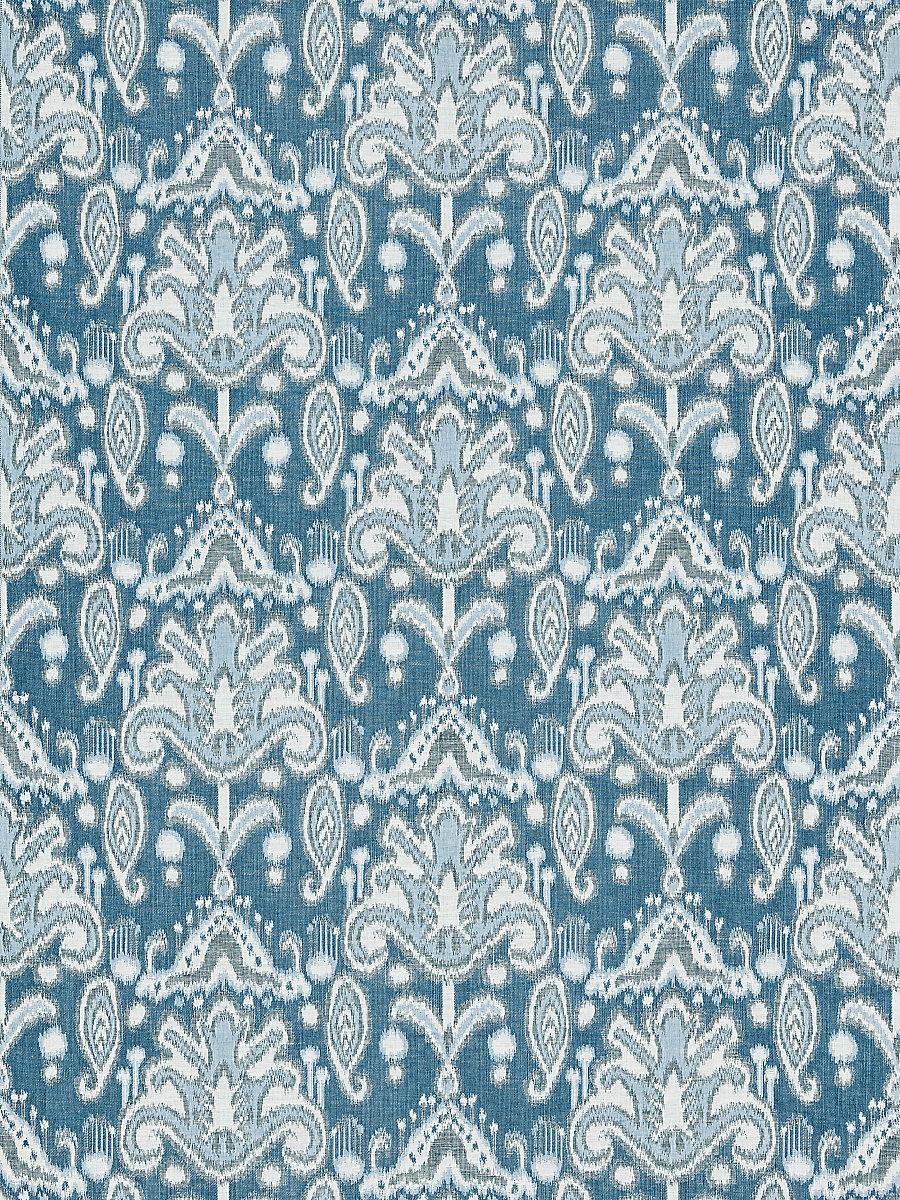 Scalamandre Kandira Ikat Marine Fabric
