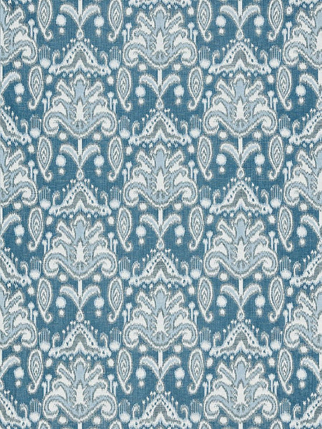 Scalamandre Kandira Ikat Marine Fabric