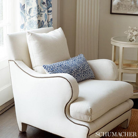 Schumacher Madeleine Velvet Midnight Fabric