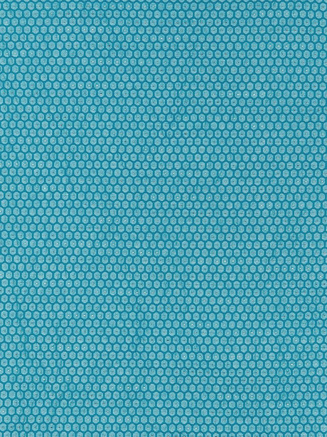 Scalamandre Honeycomb Weave Turquoise Fabric