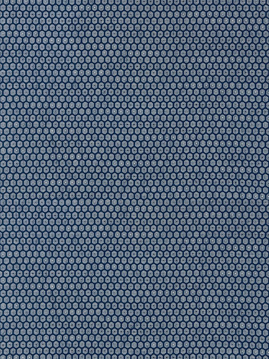 Scalamandre Honeycomb Weave Navy Fabric
