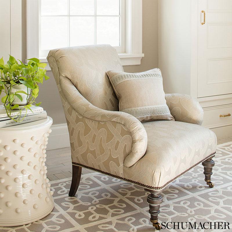 Schumacher Chantilly Vermeil Fabric