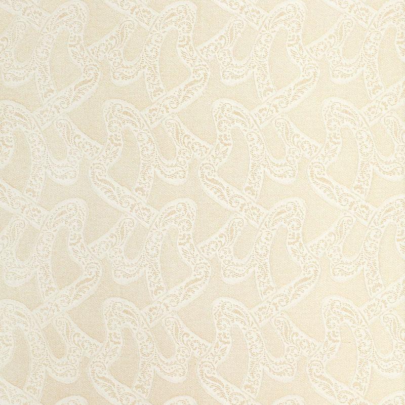 Schumacher Chantilly Blanc Fabric