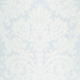 Schumacher Chateau Silk Damask Ciel Fabric