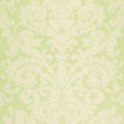 Schumacher Chateau Silk Damask Citron Fabric