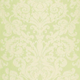 Schumacher Chateau Silk Damask Citron Fabric