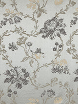 Scalamandre Mallorcan Garden Pewter Fabric